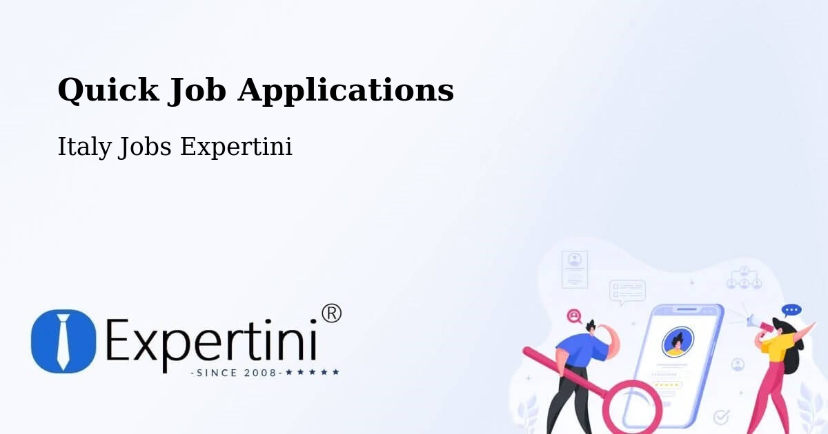 Quick Apply Feature – Taranto - Italy Jobs Expertini